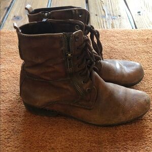 PIKOLINOS Brown Leather Ankle Boots